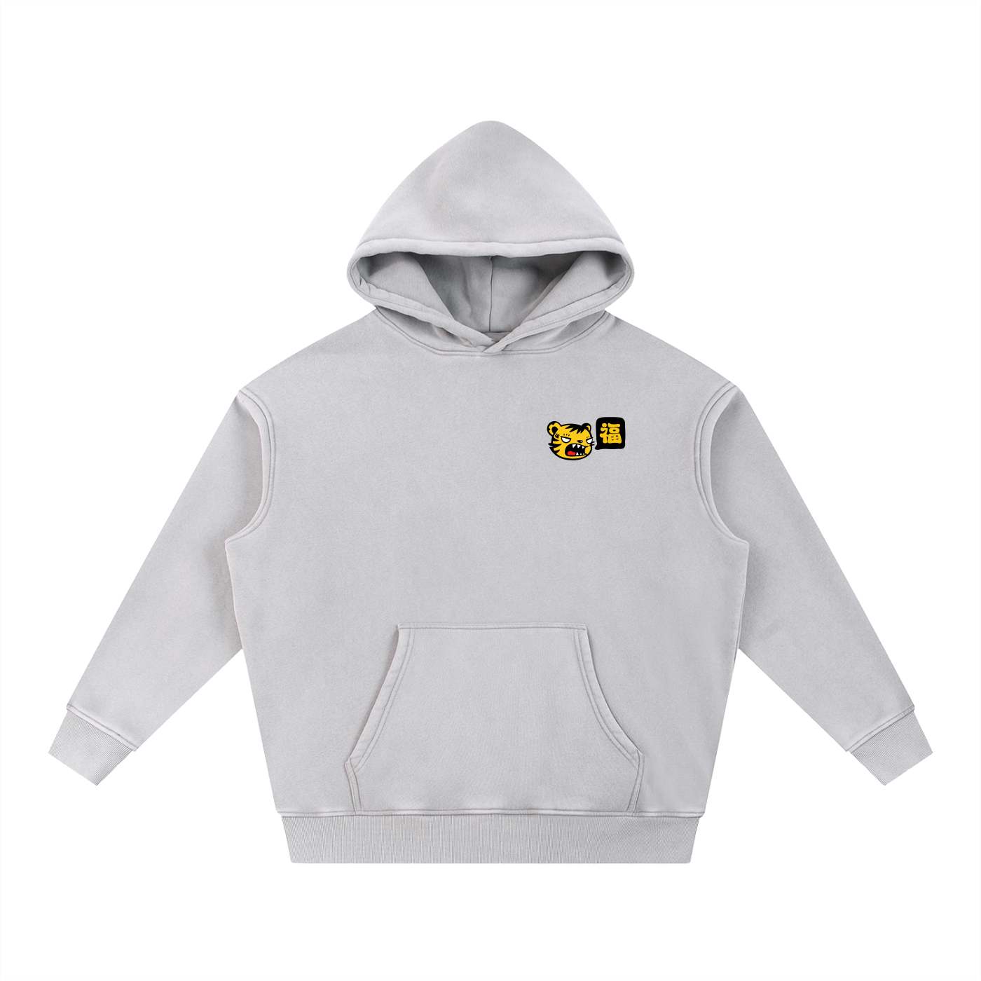 Fūkū 福 Tiger Oversized Vintage Hoodie