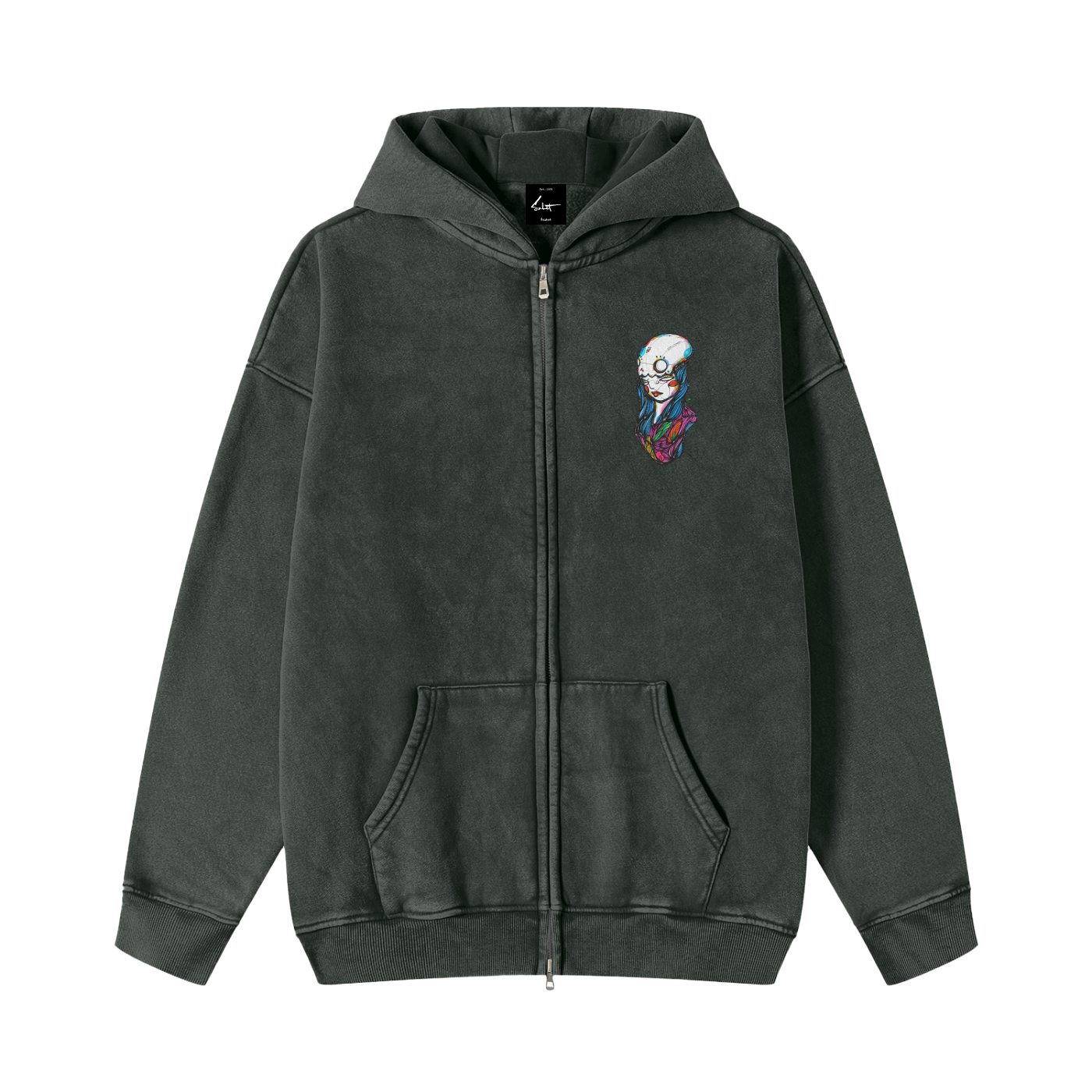 Ghost Zip Hoodie