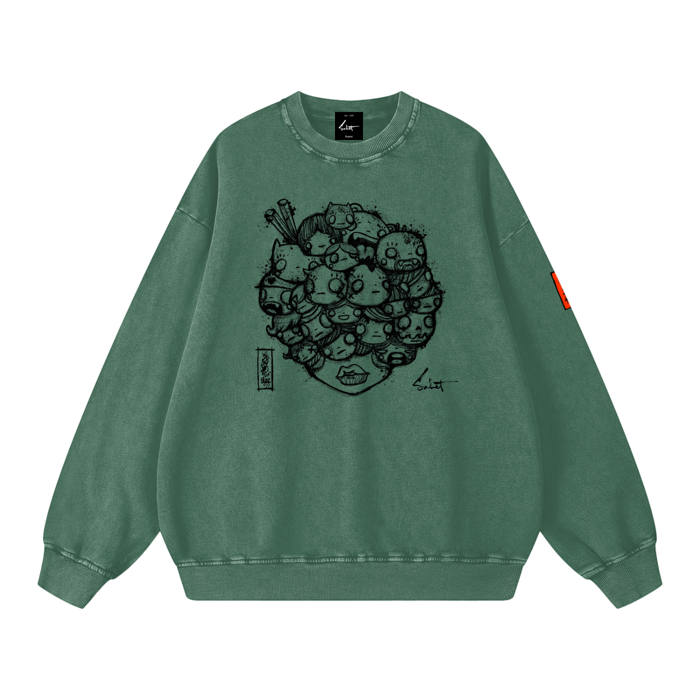 Buttercup Vintage Oversized Sweatshirt