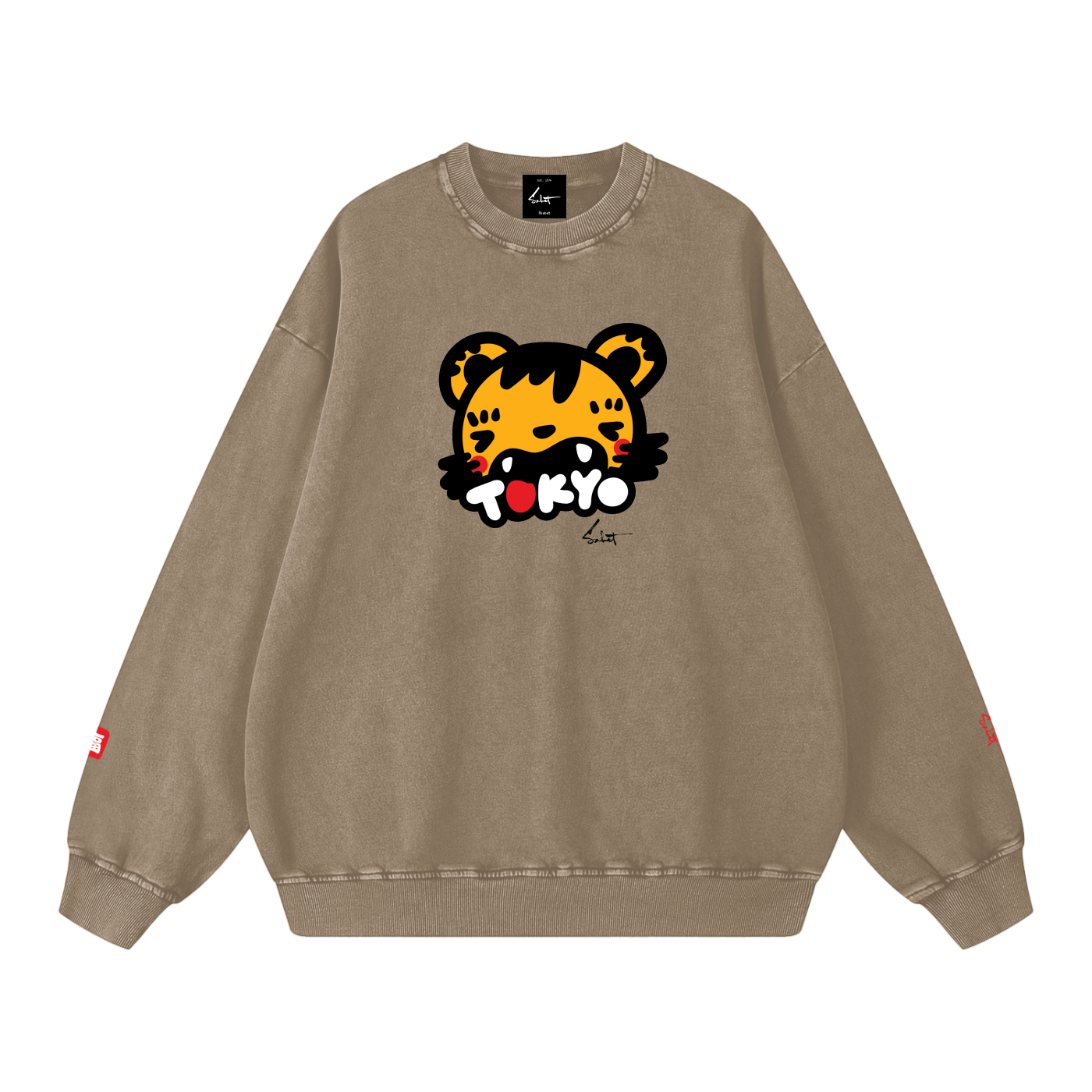 Fūkū Tiger Tokyo Oversized Sweatshirt