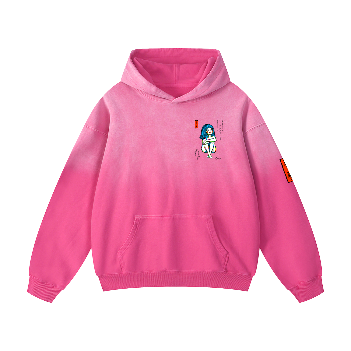 Bloom Heart Vintage Hoodie