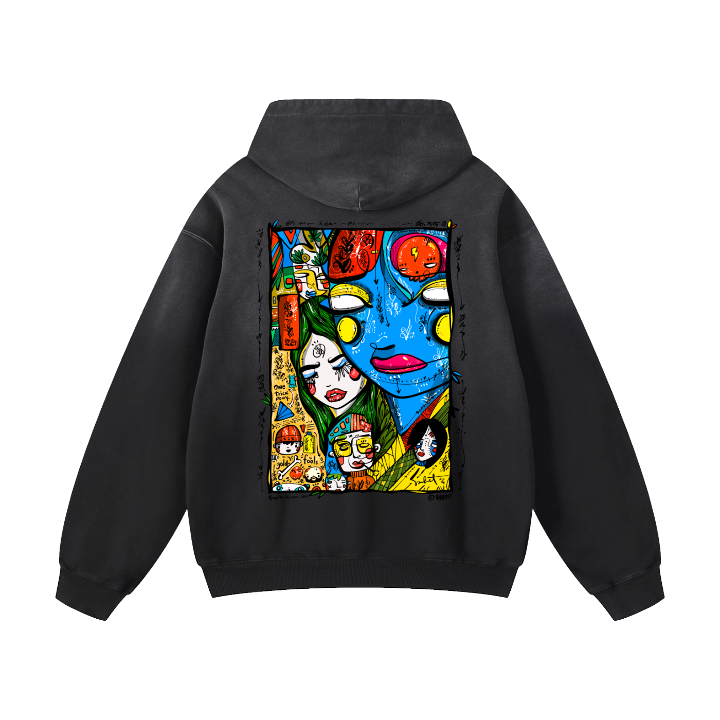 Brighter Vision Sunfade Oversized Hoodie