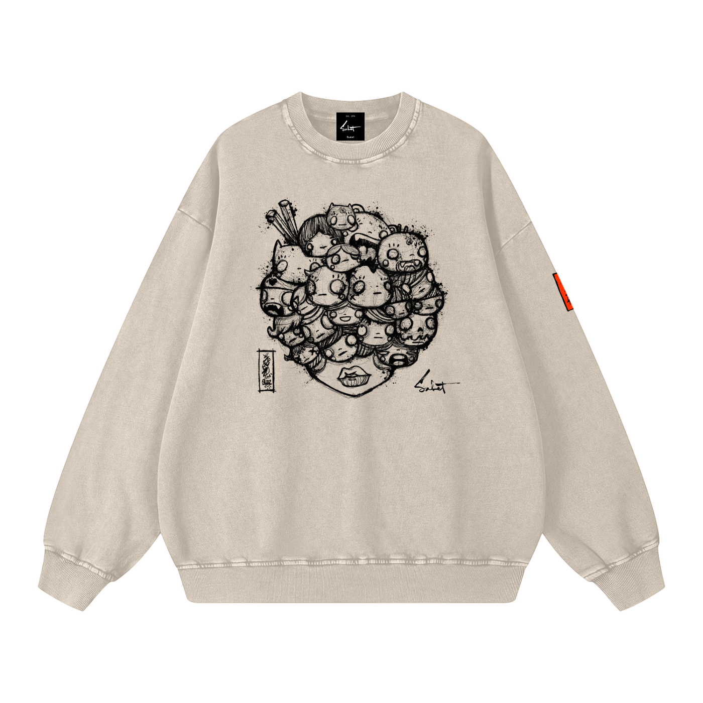 Buttercup Vintage Oversized Sweatshirt