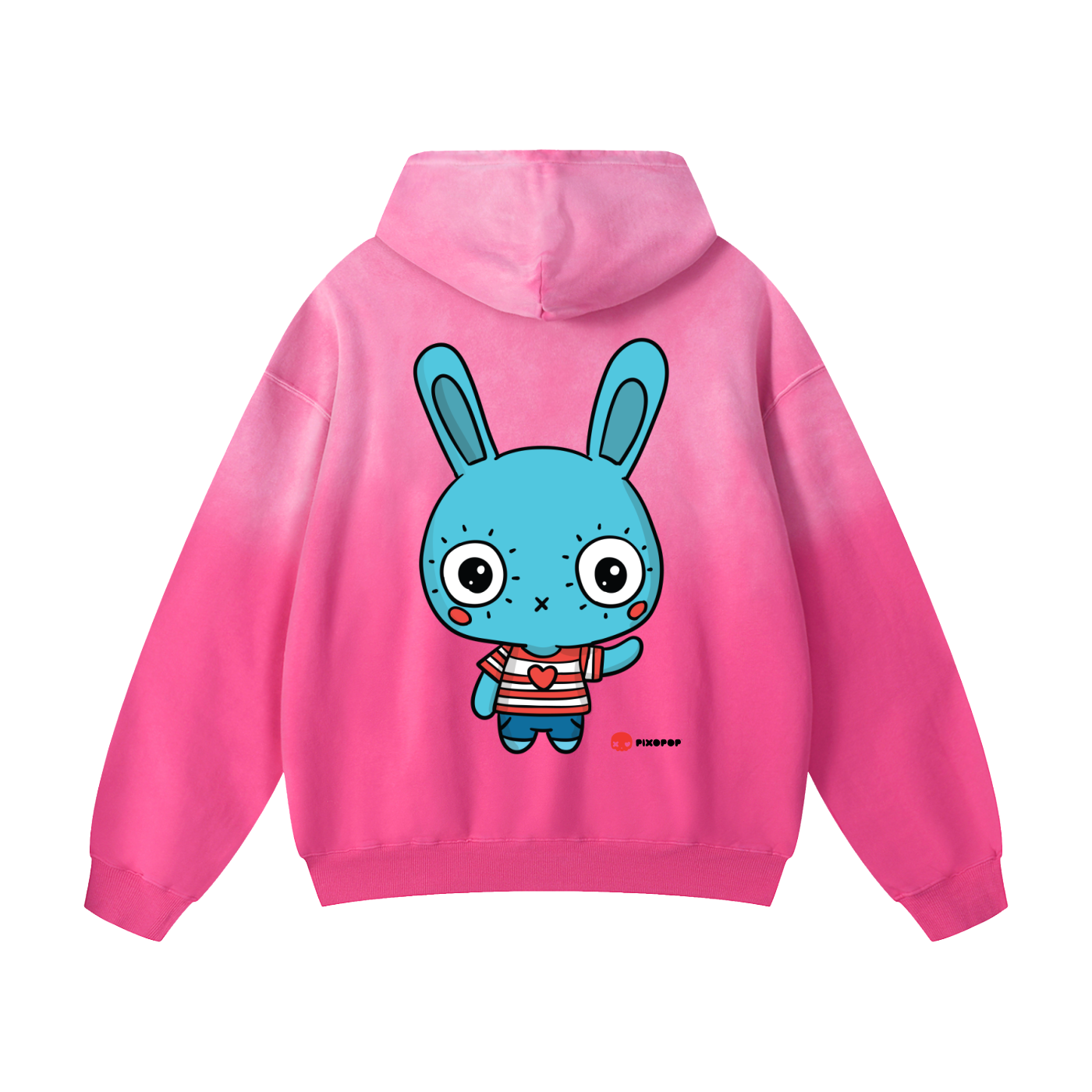 Pixopop Hello Stitch Bunny Oversized Hoodie