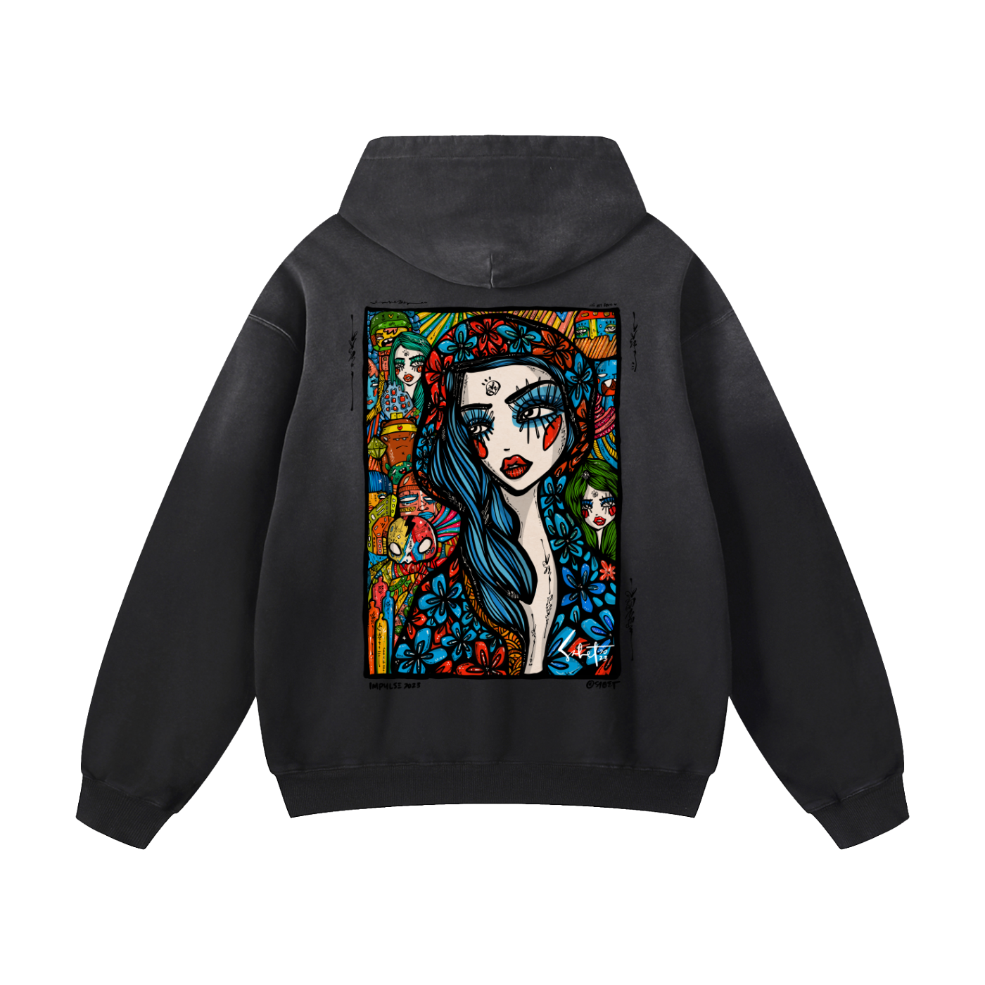 Impulse Fade Oversized Hoodie