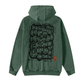 Even Dose Vintage Zip Fleece Hoodie