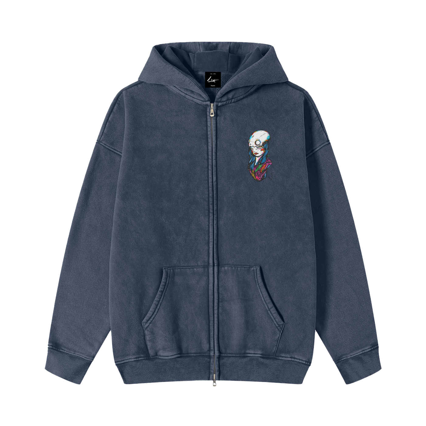 Ghost Zip Hoodie
