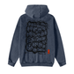 Even Dose Vintage Zip Fleece Hoodie