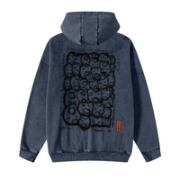 Even Dose Vintage Zip Fleece Hoodie