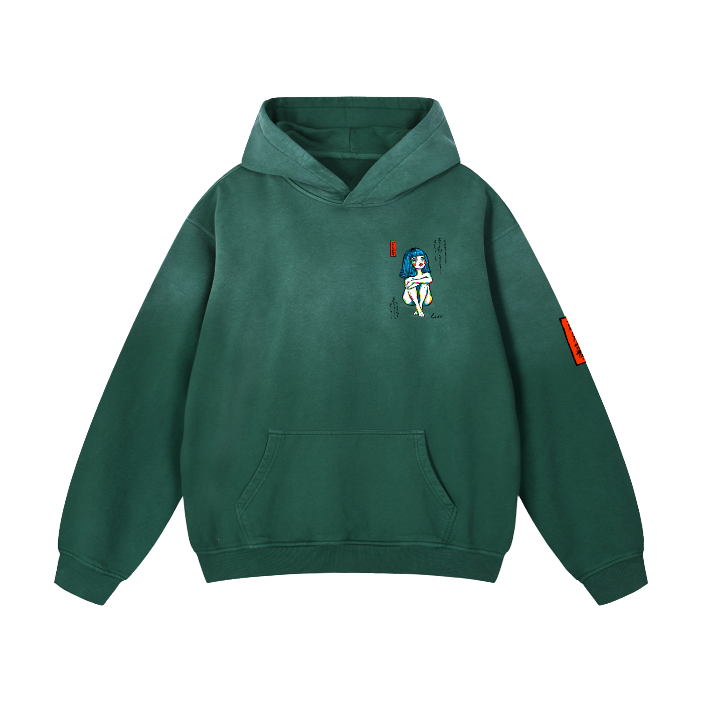 Bloom Heart Vintage Hoodie