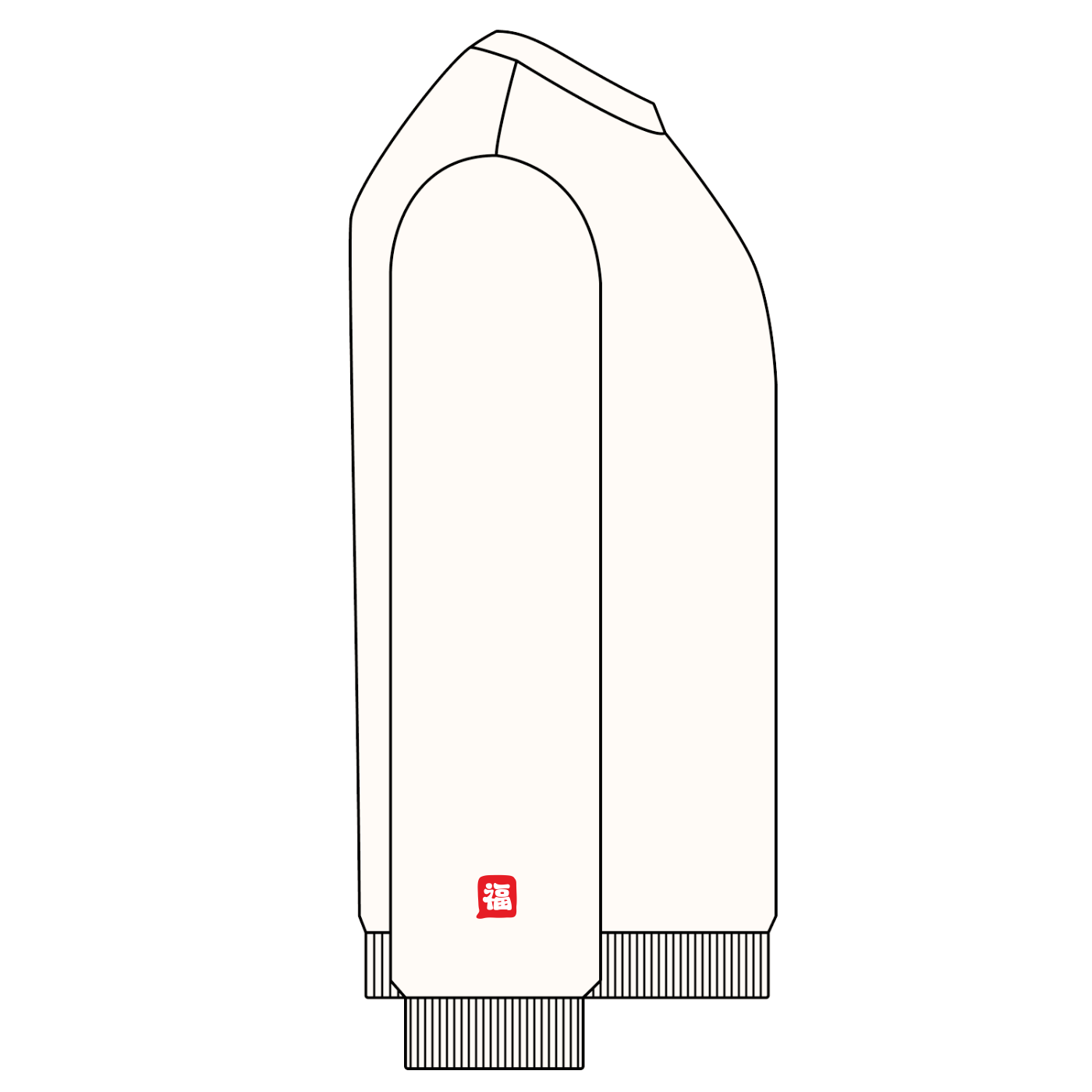 Fūkū Tiger Tokyo Oversized Sweatshirt