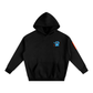 Fanta Blue Oversized Fleece Hoodie