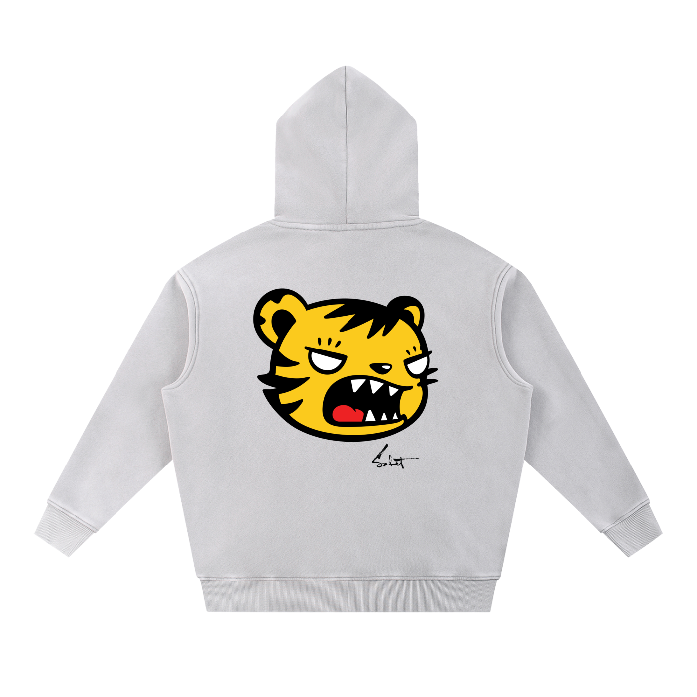 Fūkū 福 Tiger Oversized Vintage Hoodie