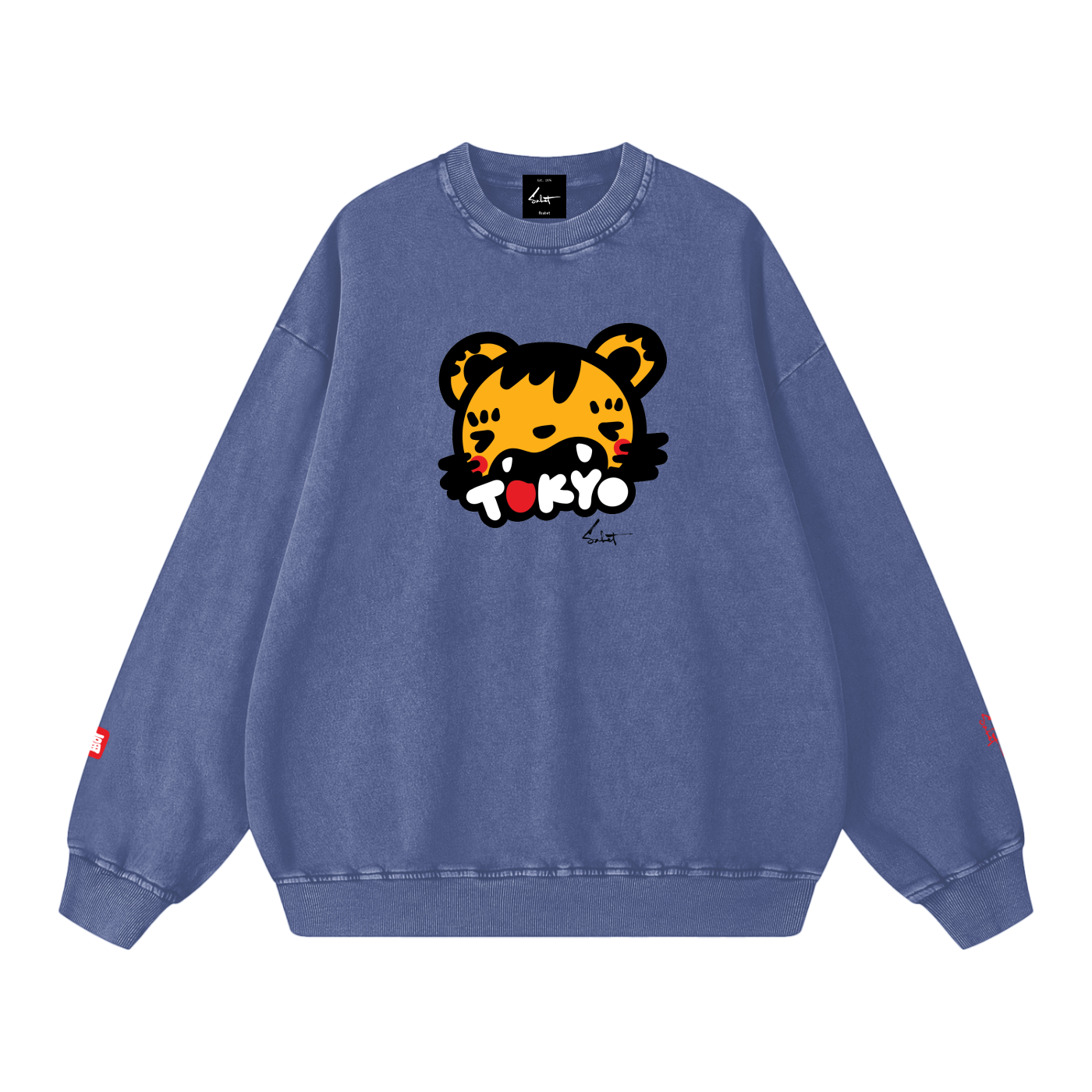 Fūkū 福 Tiger Tokyo Vintage Sweatshirt