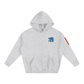 Fanta Blue Oversized Fleece Hoodie