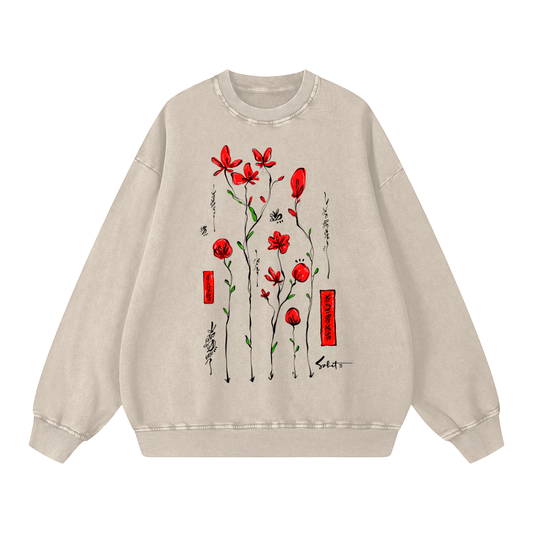 FloraJoy Oversized Sweatshirt