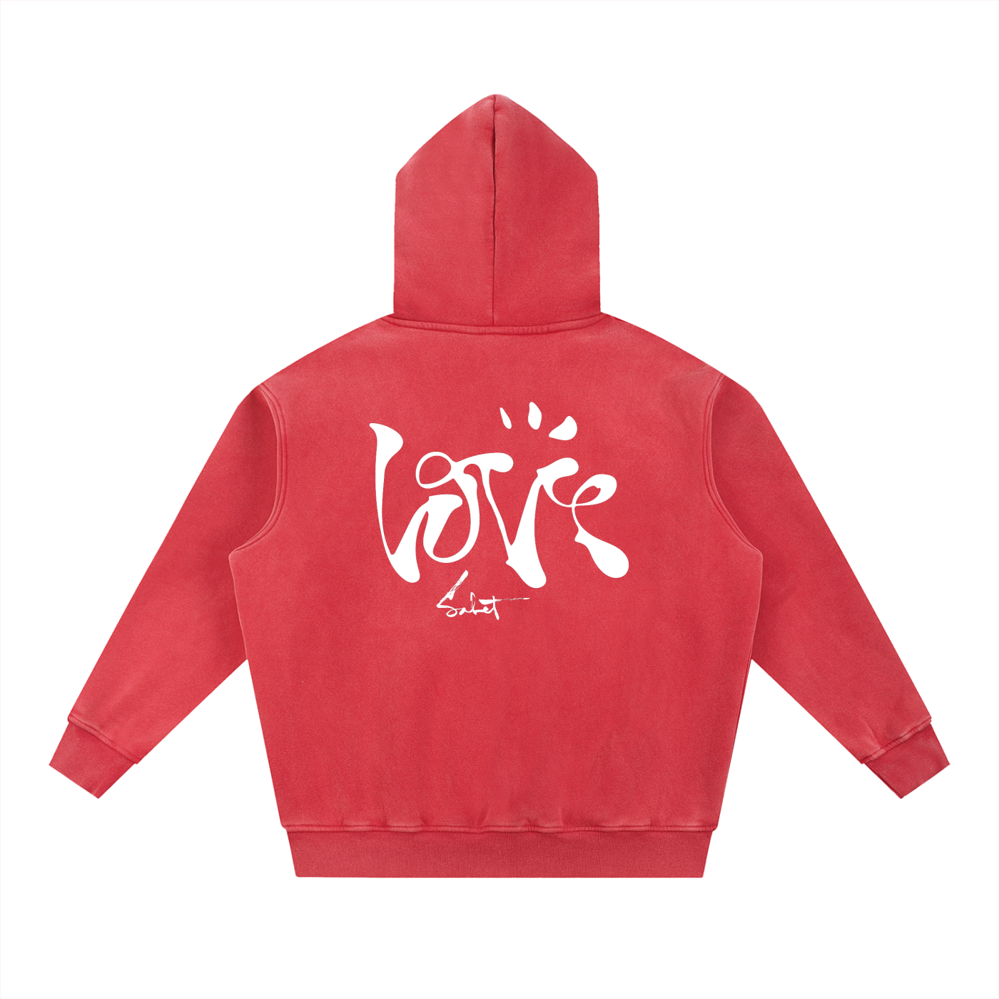 LOVE Sabet Vintage Fleece Oversized Hoodie