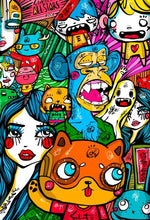 001 All Stars By Sabet 2021 Featuring Bored Apes Yacht Club Supershibas Ethereals, Madbulls, Coolcats Ugly Kitties and Pixopop Sabet Canvas Print