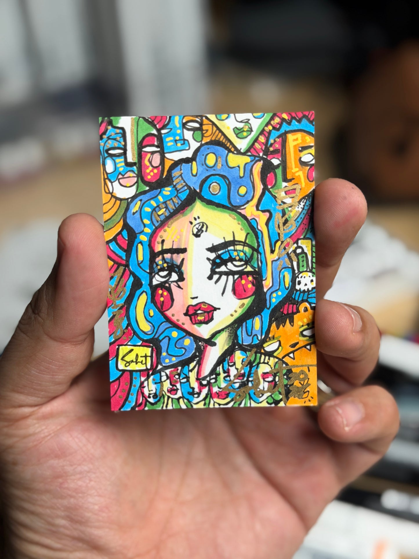 Fluid Motion Mini Original by Sabet