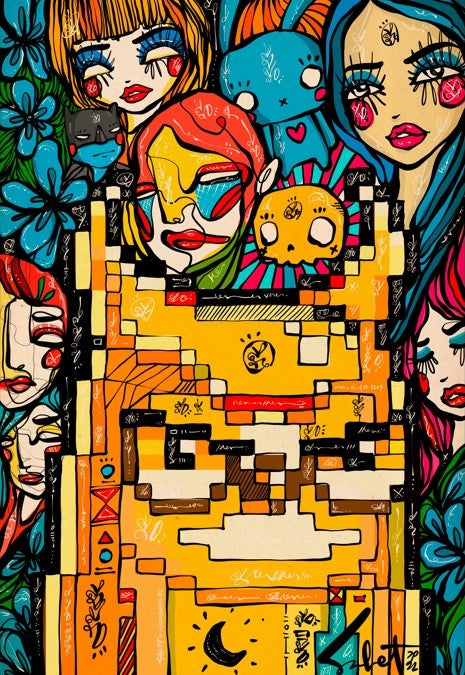 Bird On The Moon 2022 Sabet Canvas Print