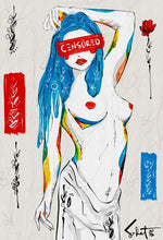 Censored Heart 2022 Sabet Canvas Print