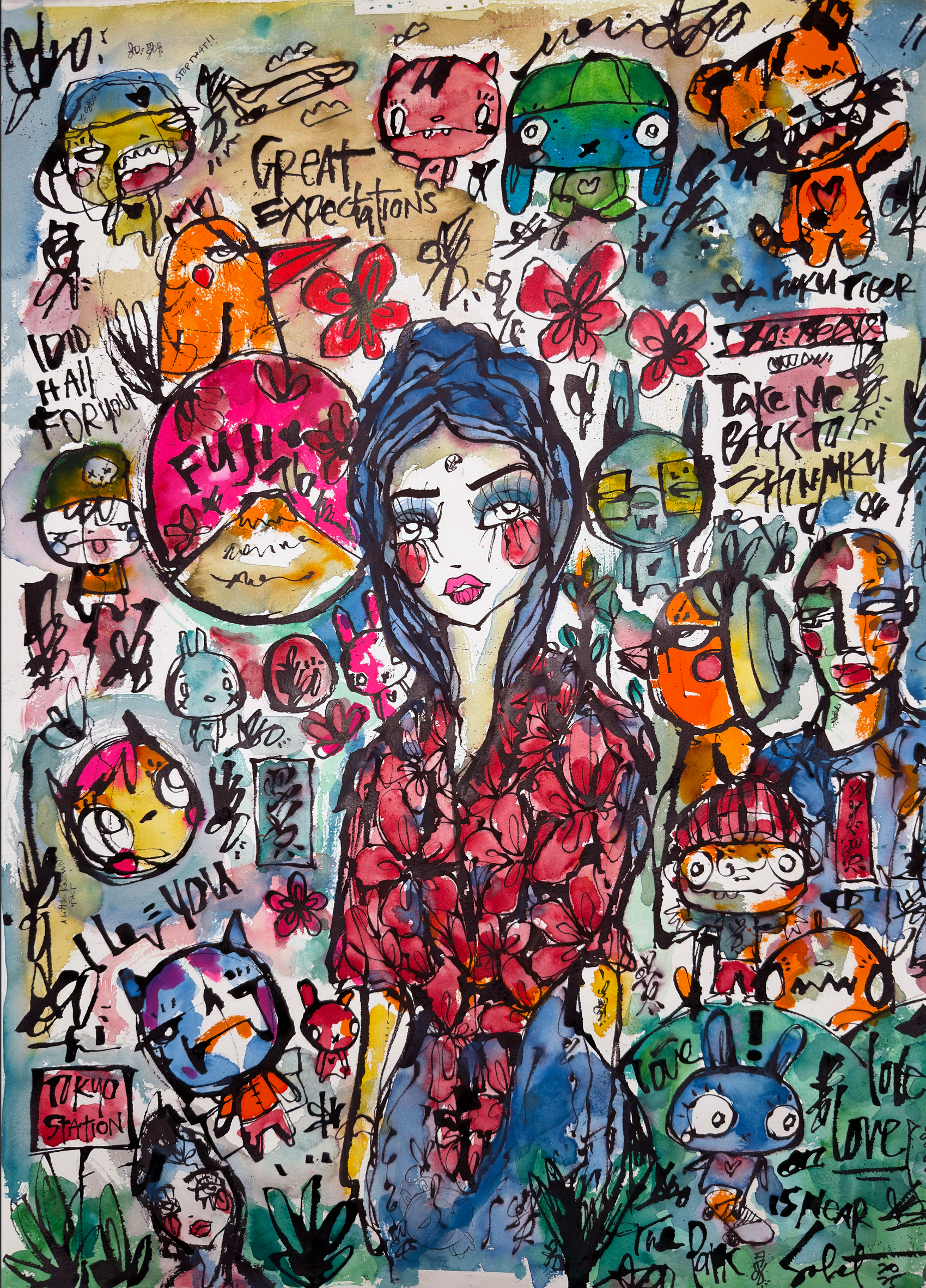 Great Expectations by Sabet Premium Canvas Print