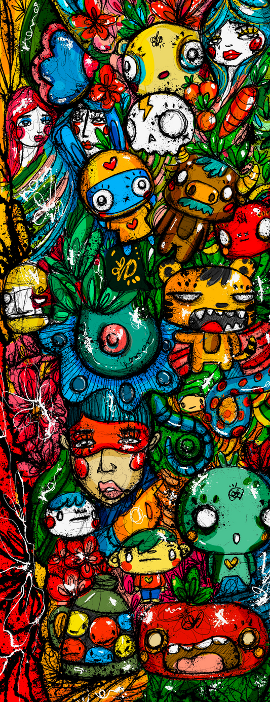 Dopamine by Sabet Gallery Premium Canvas Print