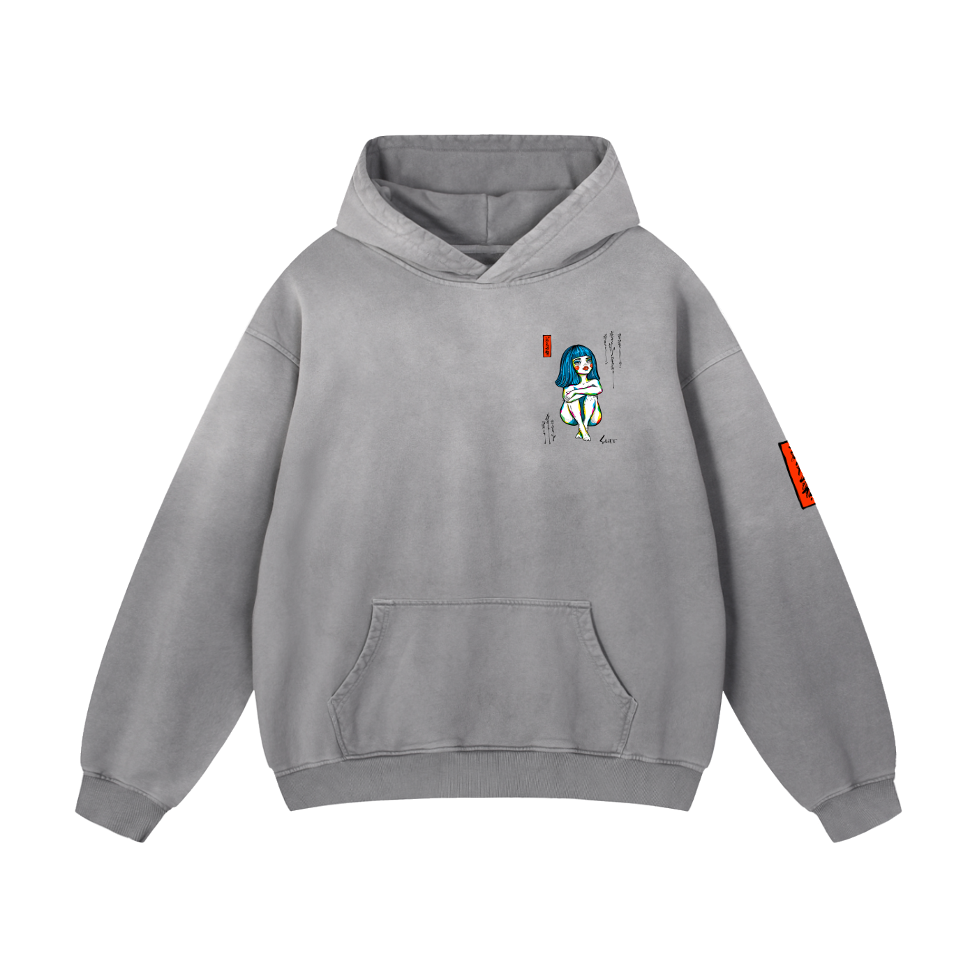 Bloom Heart Vintage Hoodie