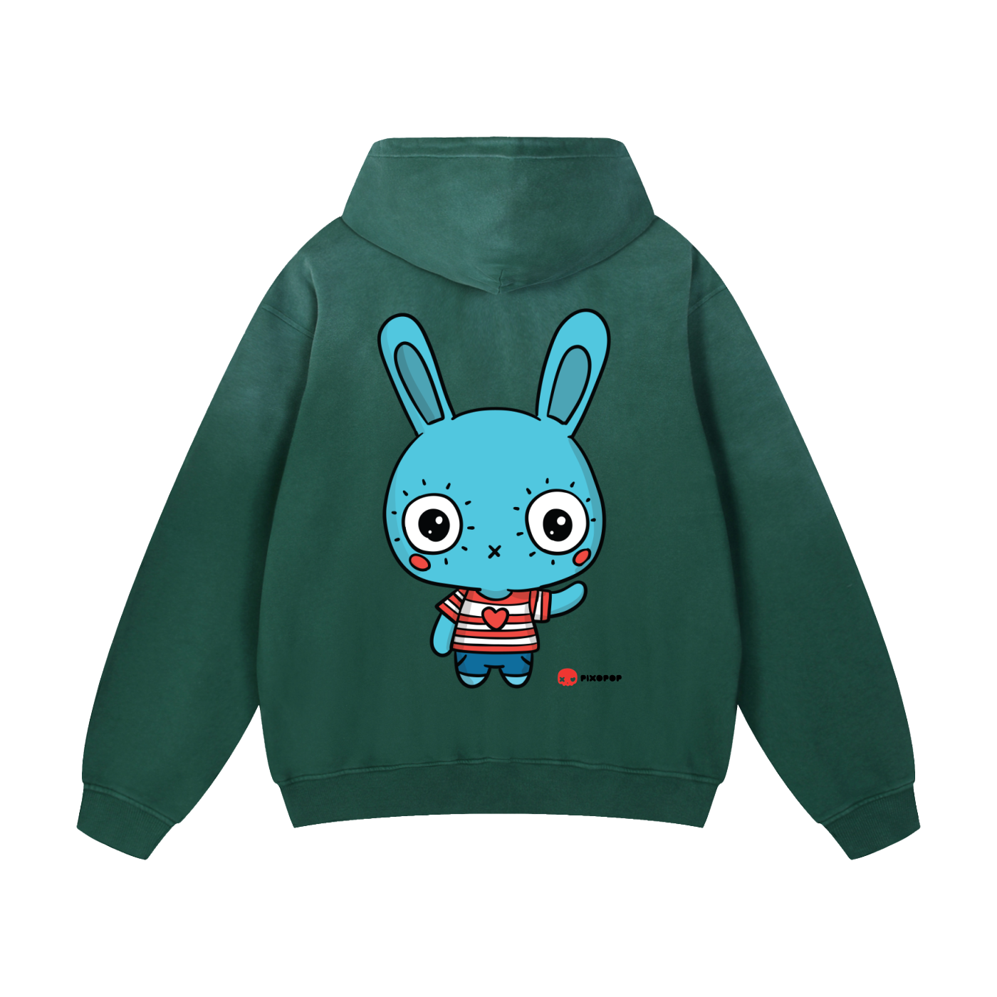 Pixopop Hello Stitch Bunny Oversized Hoodie