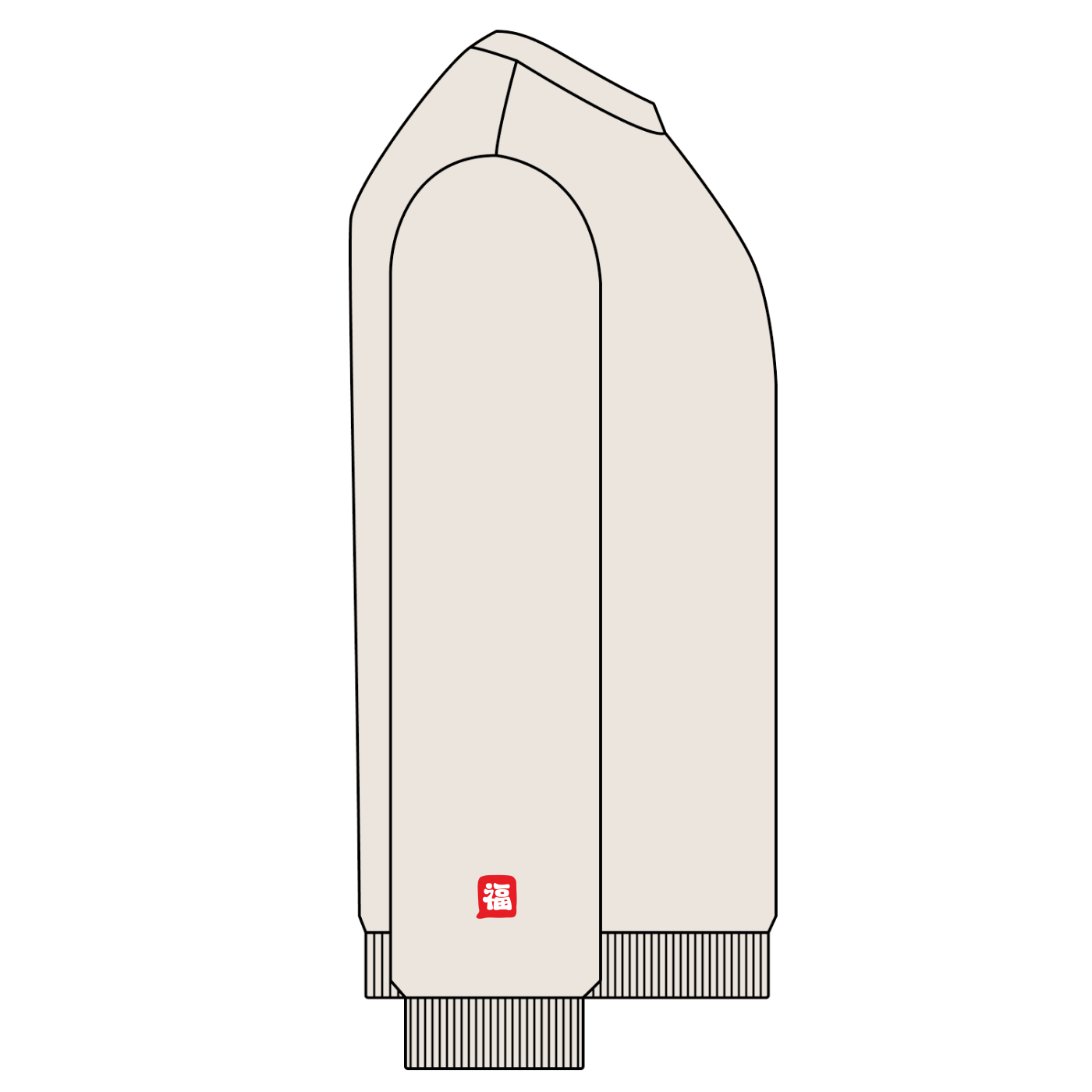 Fūkū Tiger Tokyo Oversized Sweatshirt