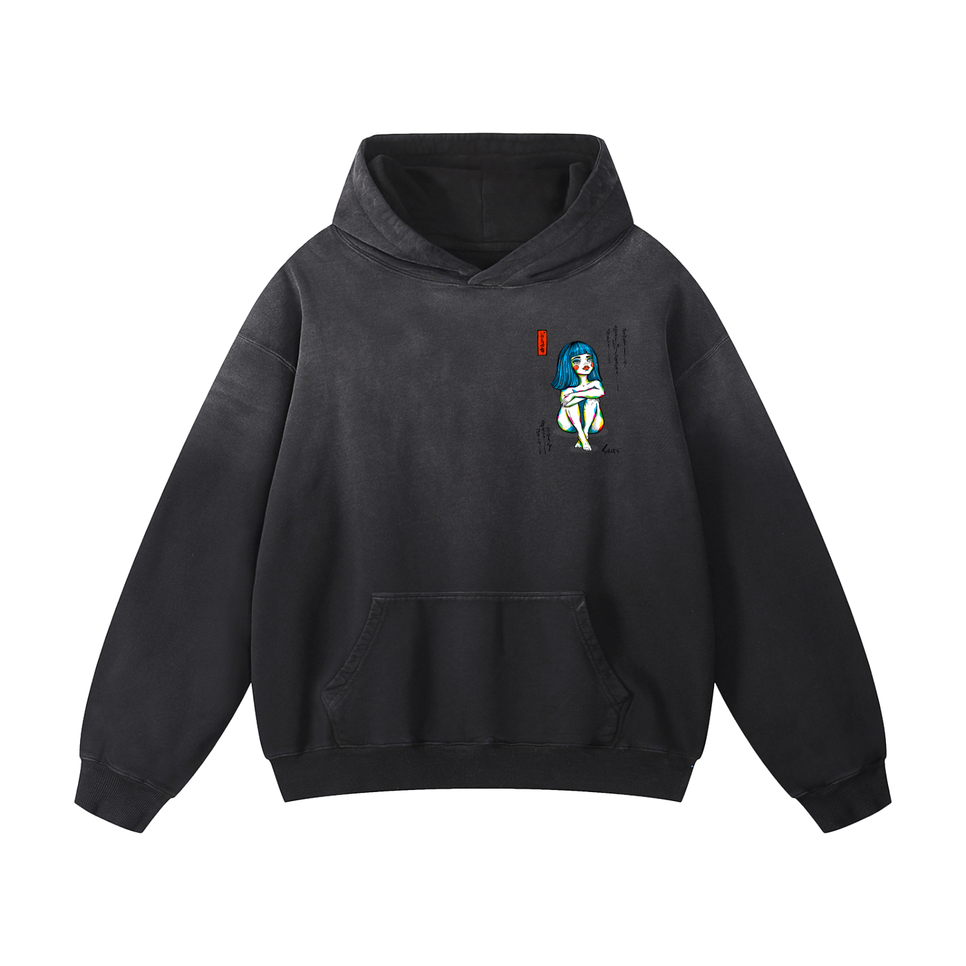 Bloom Heart Oversized Hoodie