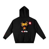 Fūkū Tiger Oversized Fleece Hoodie