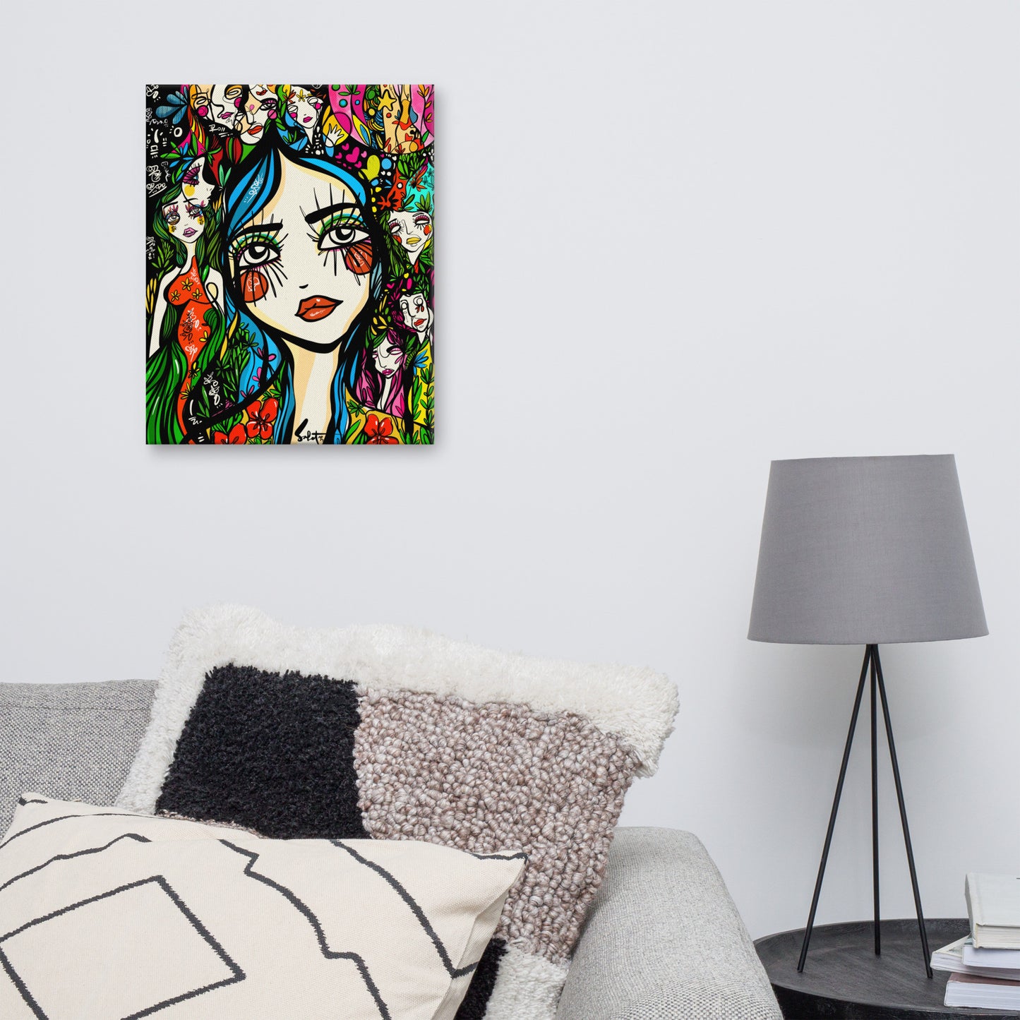 Tokyo Girl 2020 Sabet Canvas Print