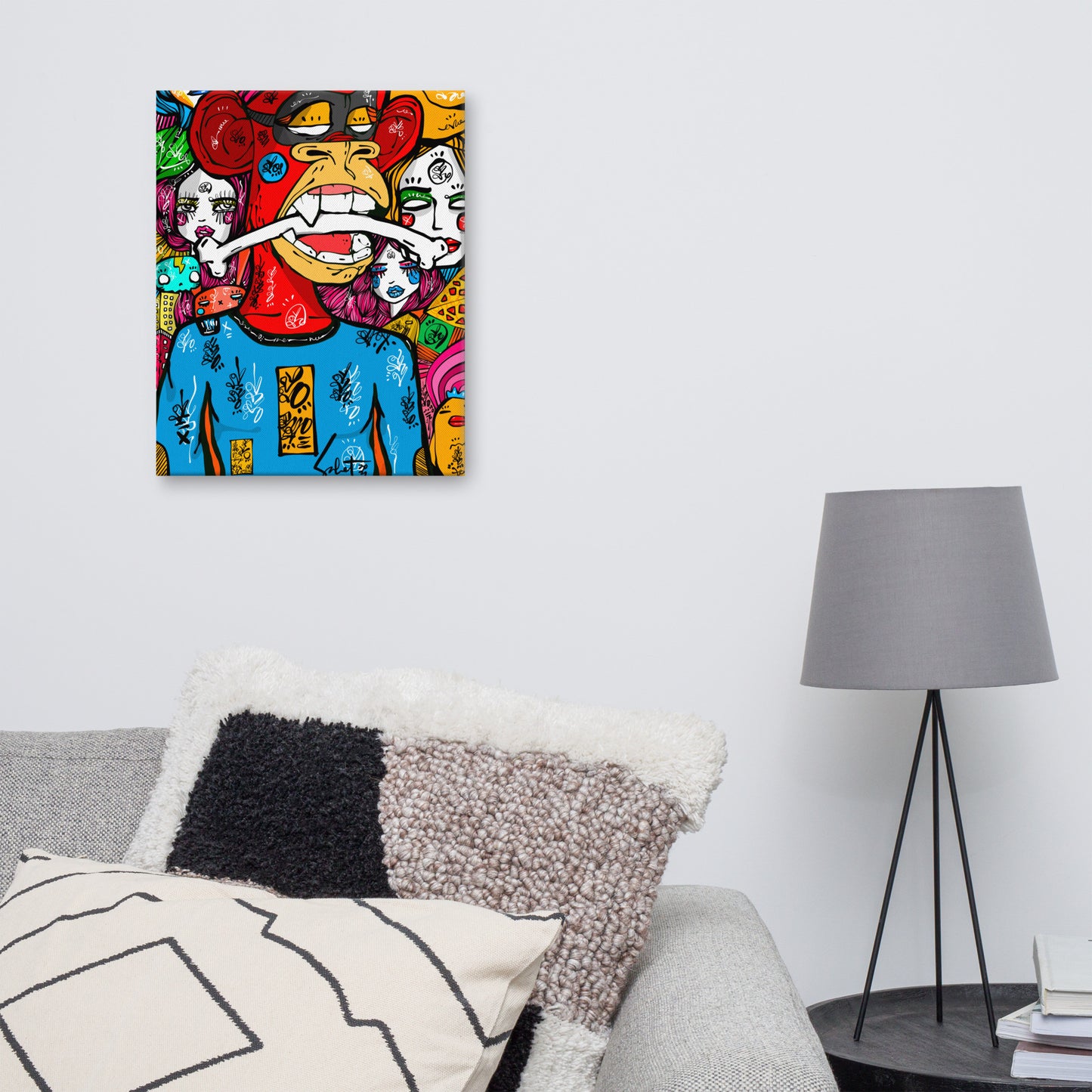 Primal Red Ape 2021 Sabet x Bayc Canvas Print