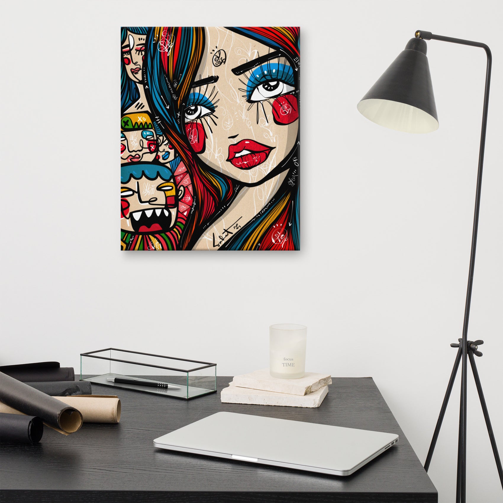 Nifty Hustle 2022 Sabet Canvas Print