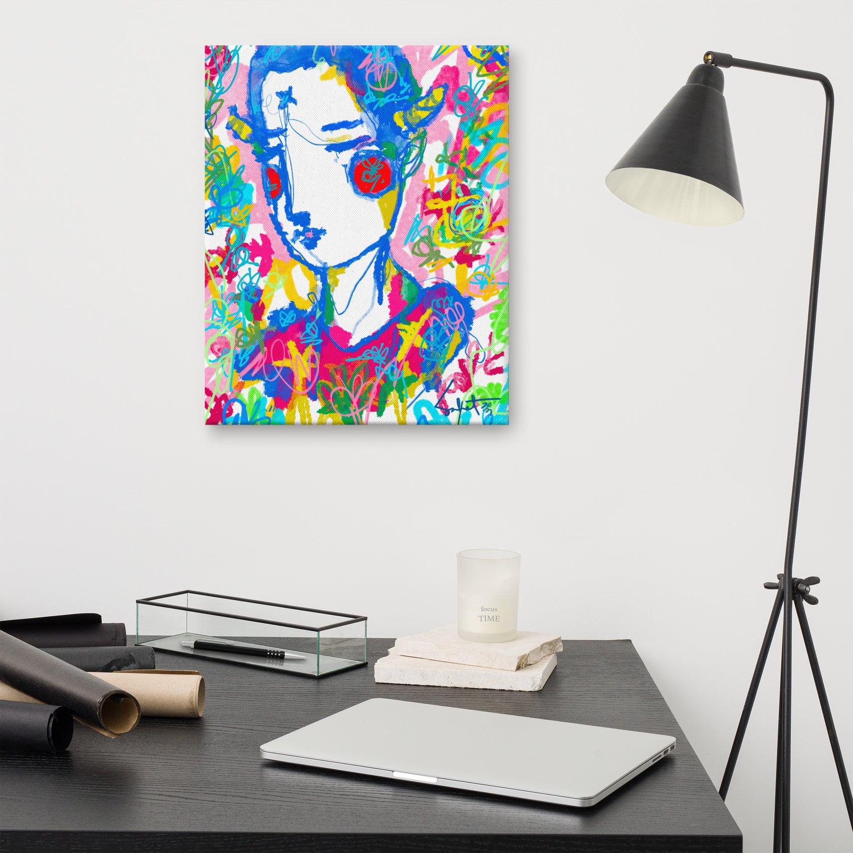 Fluffy Pink 2021 Canvas Print