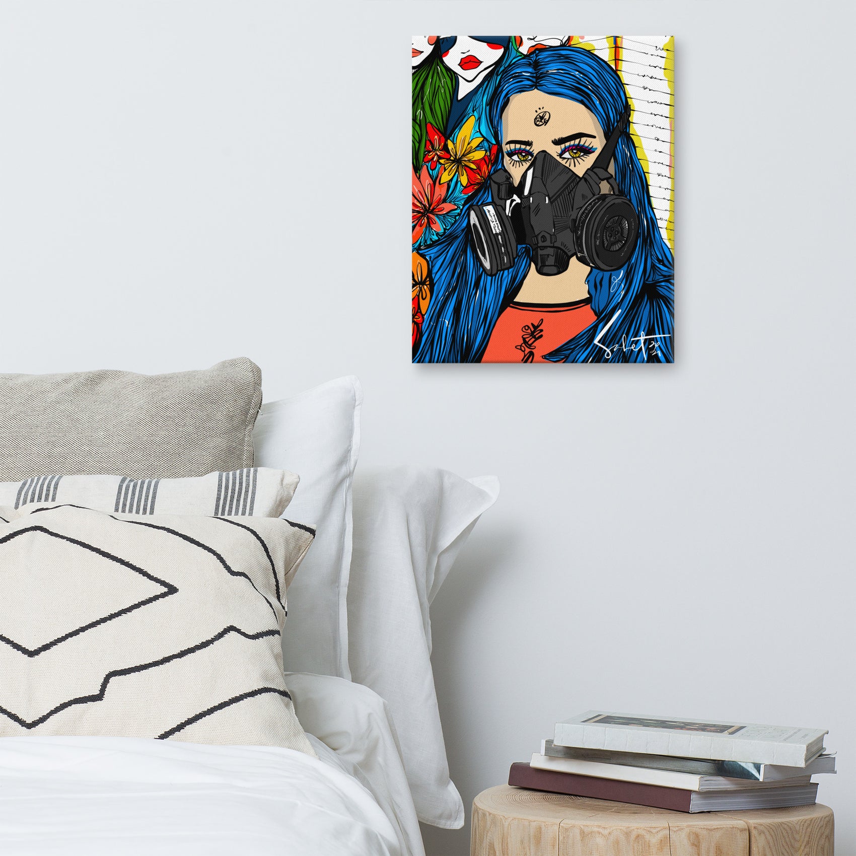 Beautiful Toxin III 2021 Sabet Canvas Print