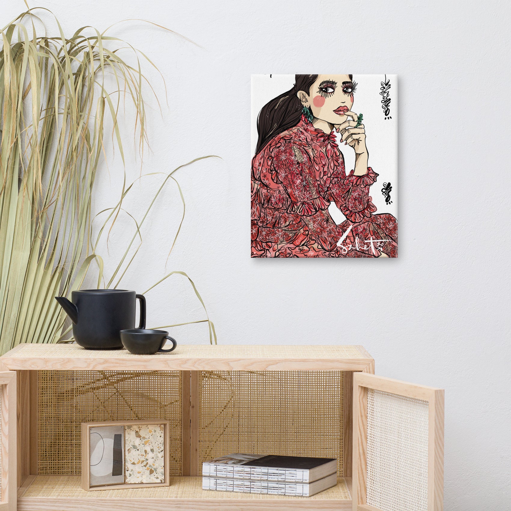 Beautiful Flower 2022 Sabet Canvas Print