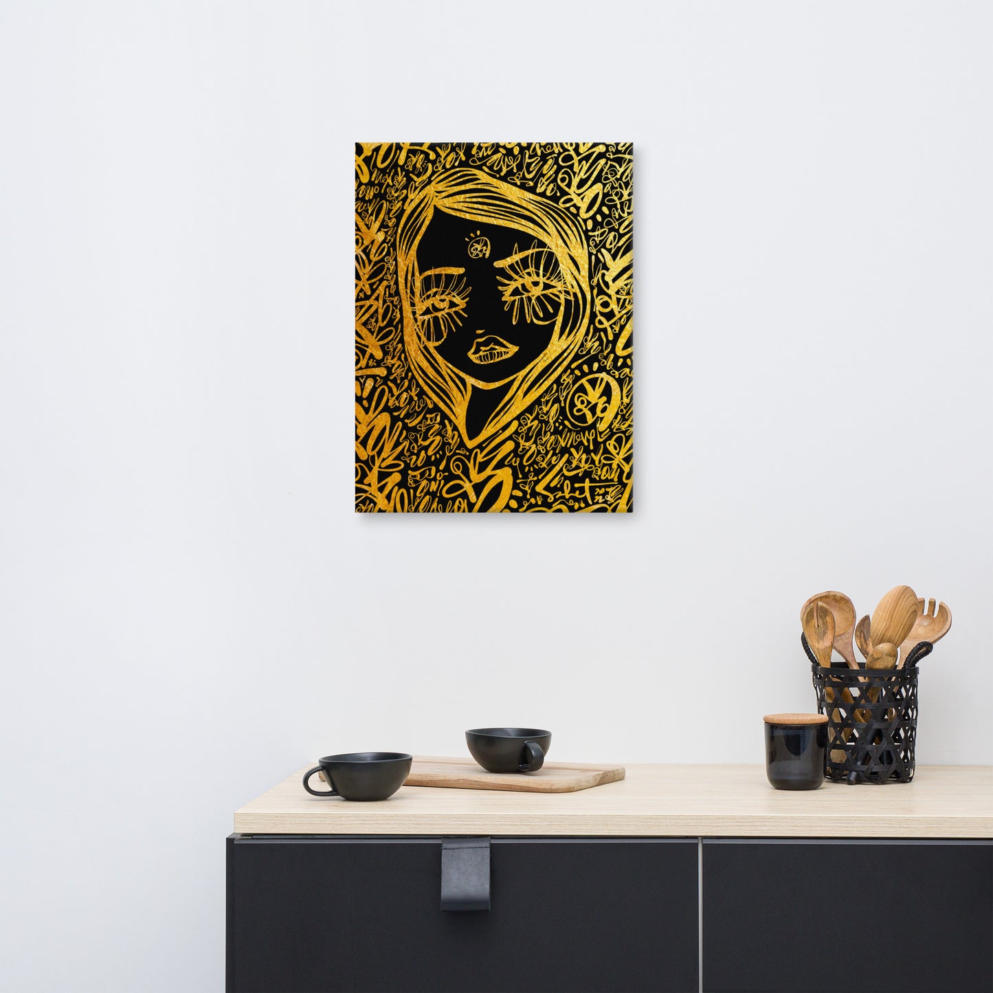 Golden Sage CANNES 2 Sabet Canvas Print