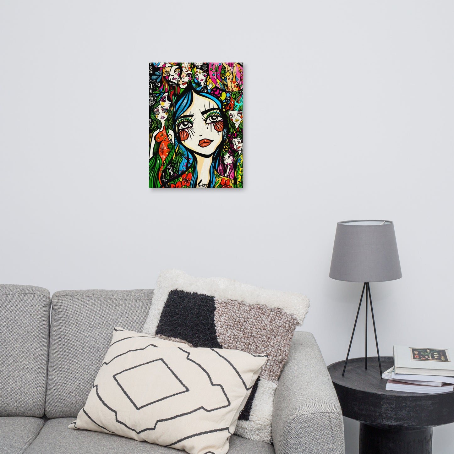 Tokyo Girl 2020 Sabet Canvas Print