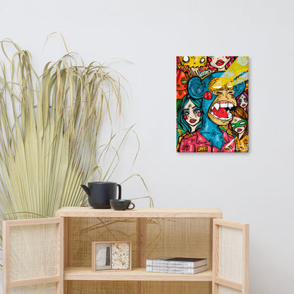 Ape Activated 2022 Sabet x Bayc Canvas Print