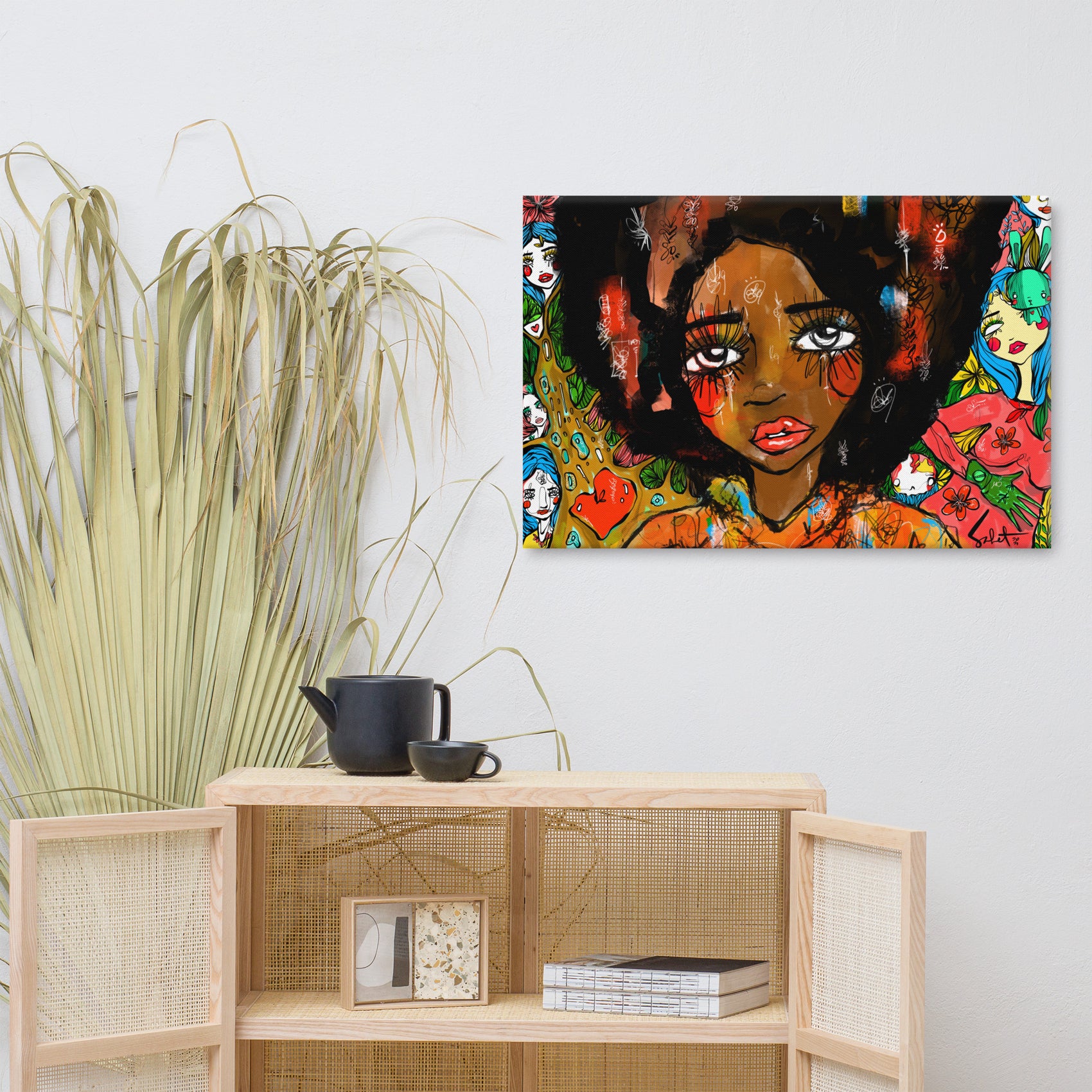 Super Heart 2021 Sabet Canvas Print