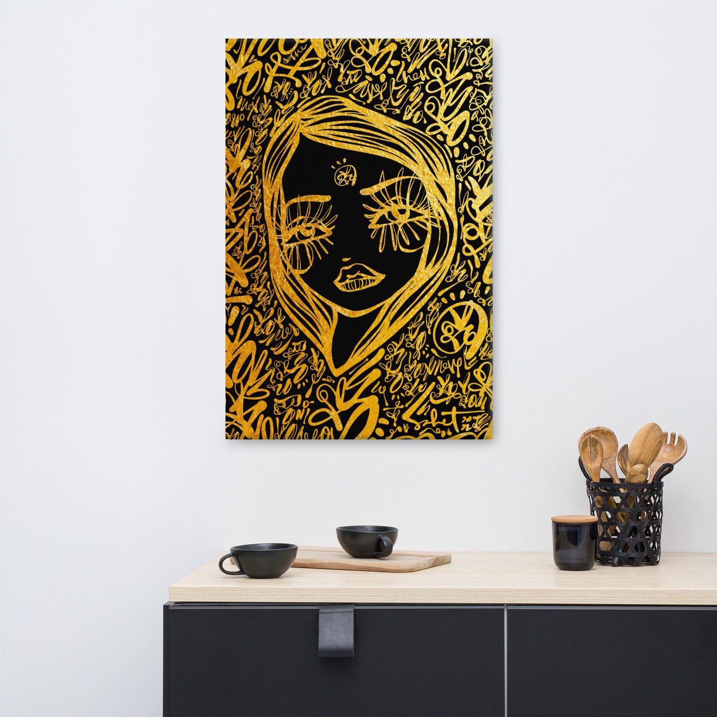 Golden Sage CANNES 2 Sabet Canvas Print