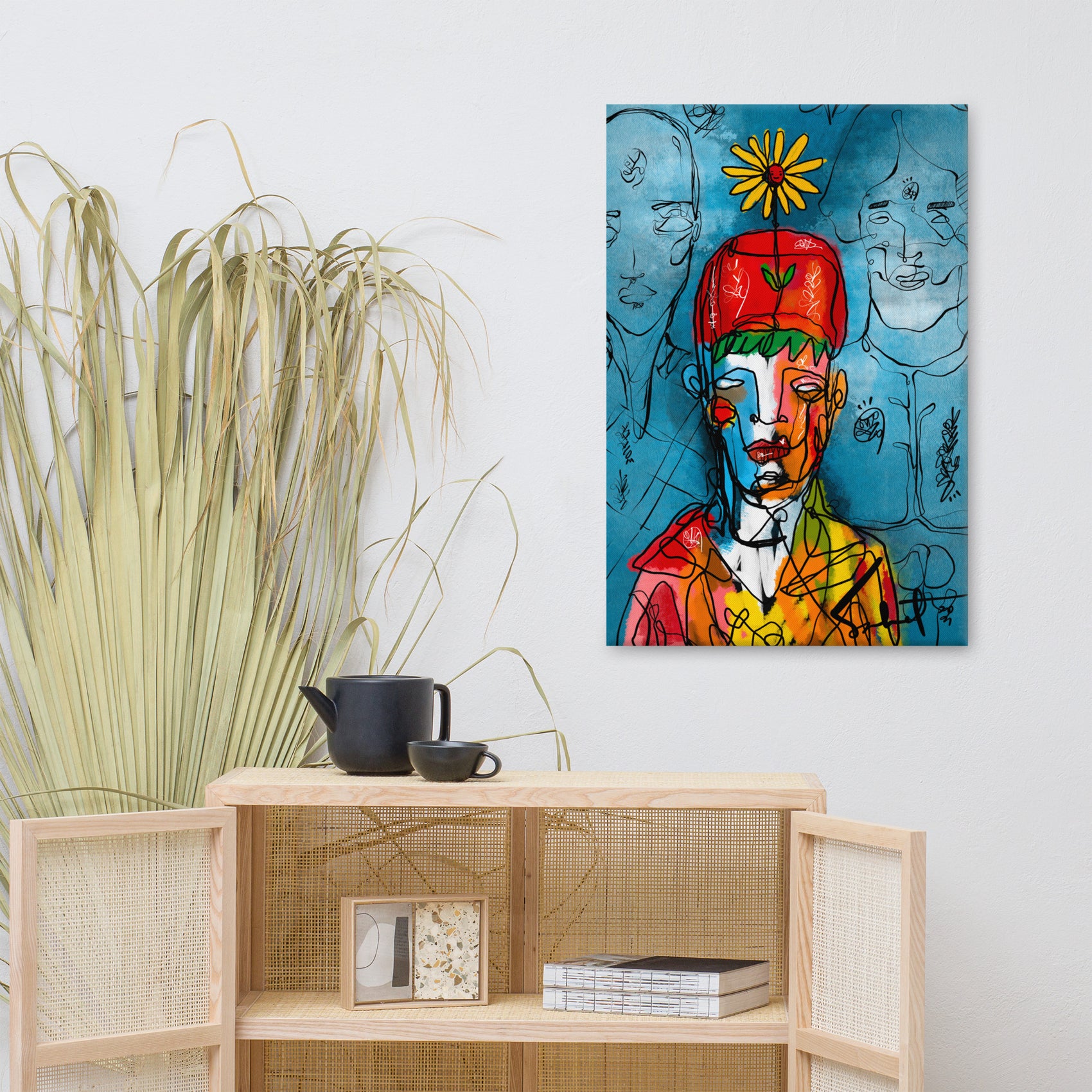 Van Gogh Dreaming 2021 Sabet Canvas Print