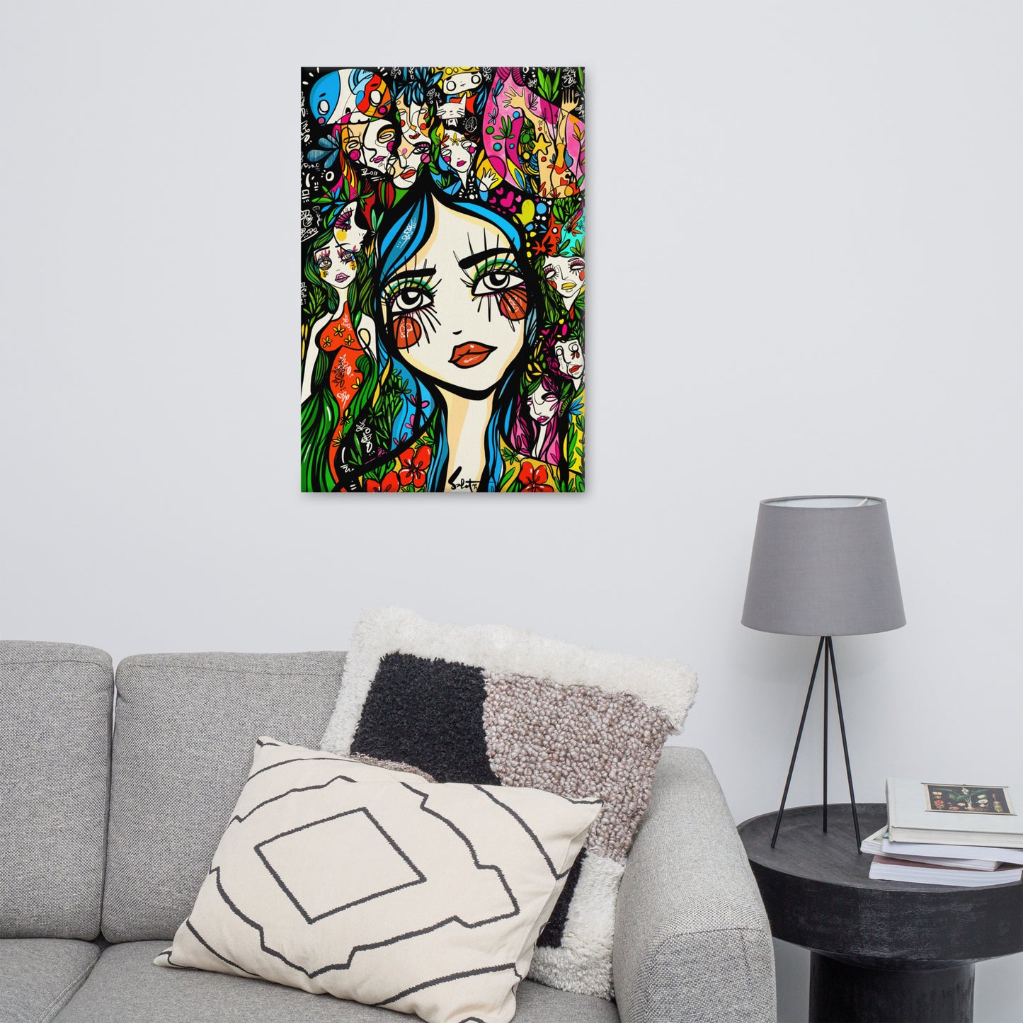 Tokyo Girl 2020 Sabet Canvas Print