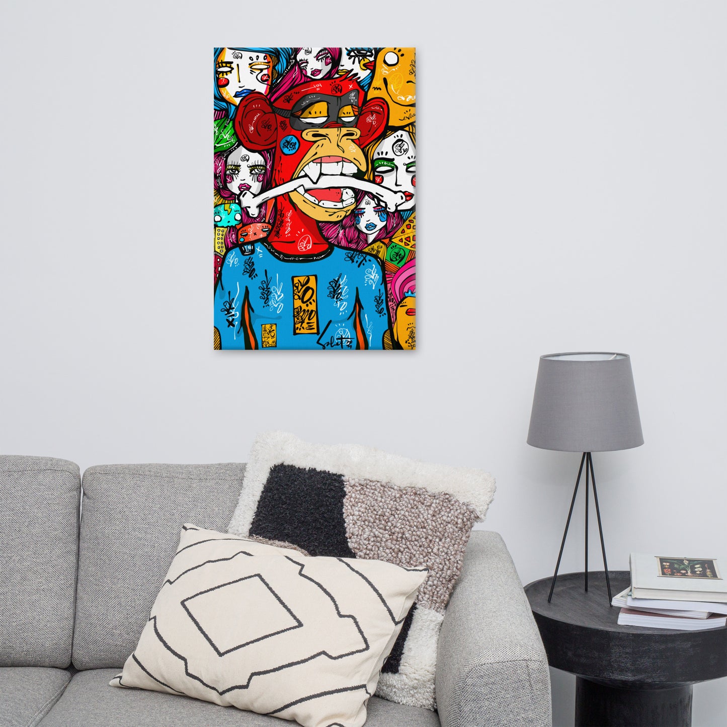 Primal Red Ape 2021 Sabet x Bayc Canvas Print