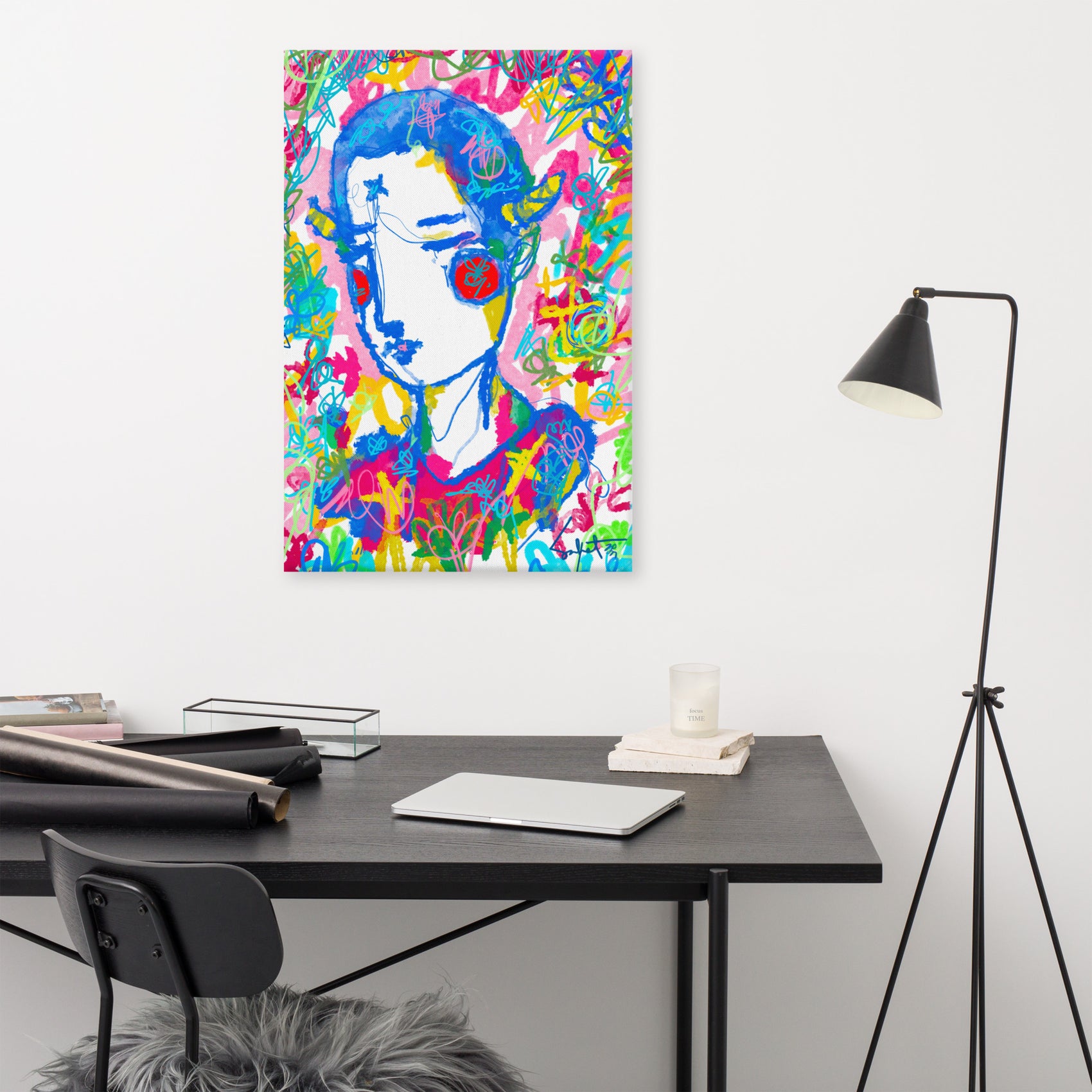 Fluffy Pink 2021 Canvas Print