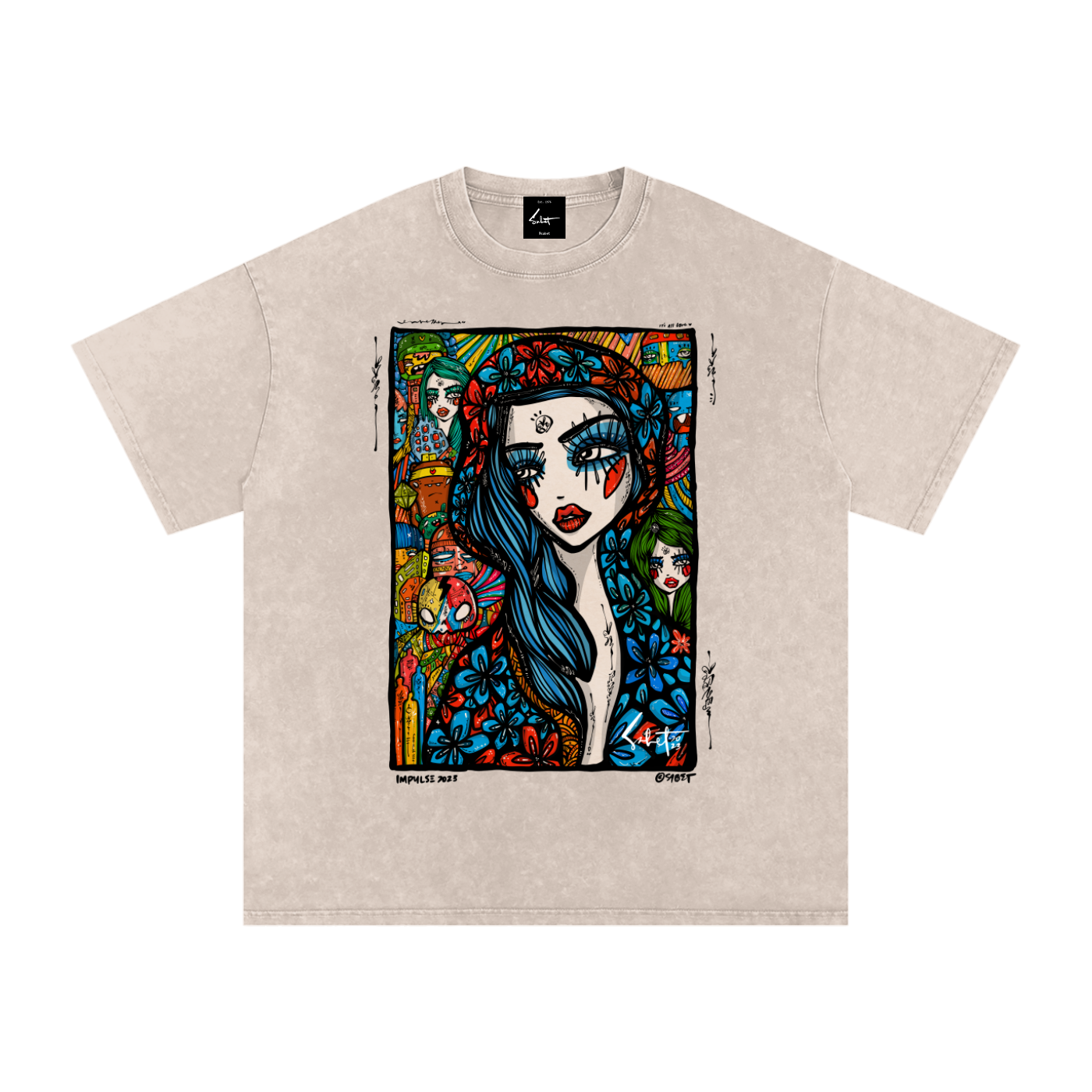 Impulse Oversized Vintage Tee