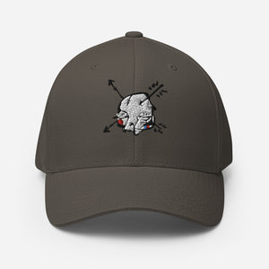Sabet Skull Flex-Fit Structured Twill Cap