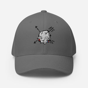Sabet Skull Flex-Fit Structured Twill Cap